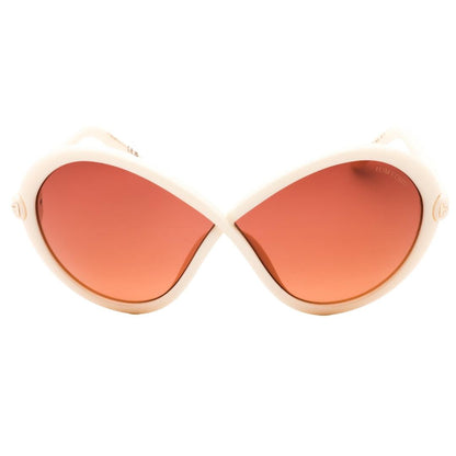 Ivory - Front - Tom Ford Womens-Ladies Gradient Sunglasses