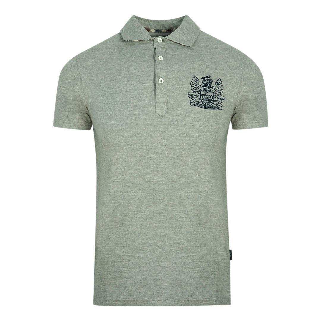 Grey - Front - Aquascutum Unisex Adult Aldis Chest Logo Polo Shirt