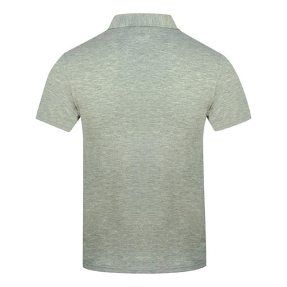 Grey - Back - Aquascutum Unisex Adult Aldis Chest Logo Polo Shirt