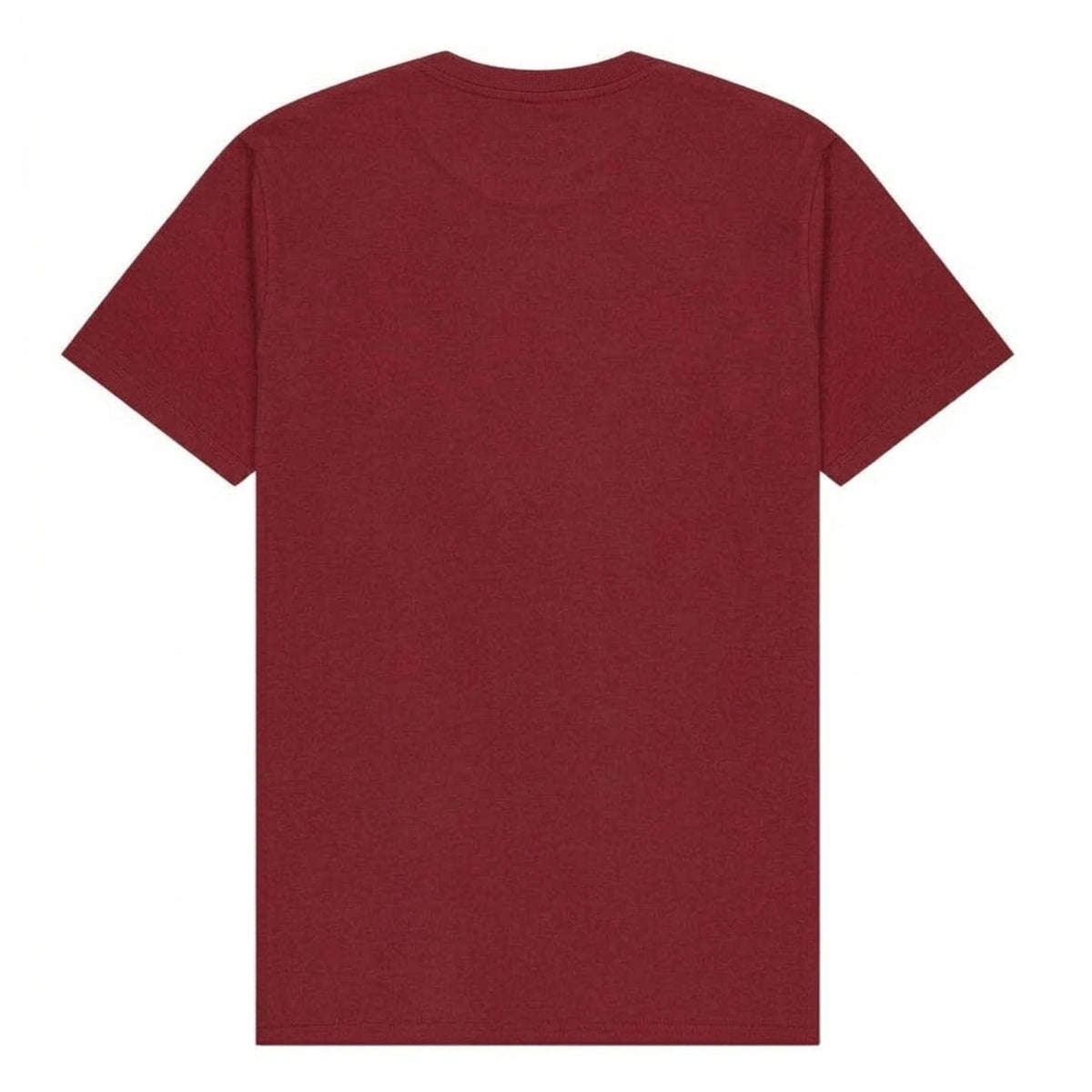 Bordeaux-Burgundy - Back - Aquascutum Mens Bordeaux Big Logo T-Shirt