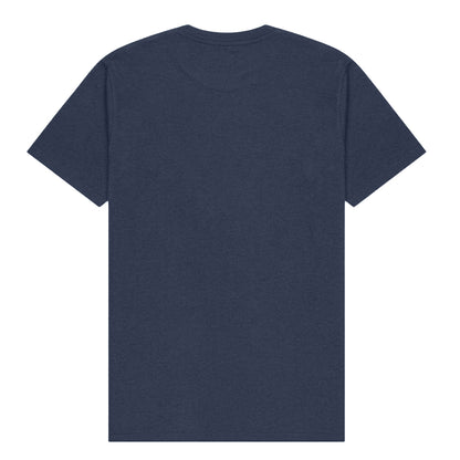 Navy Blue - Back - Aquascutum Mens Bordeaux Big Logo T-Shirt