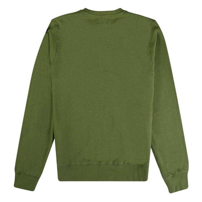 Army Green - Back - Aquascutum Mens Active Big Logo Sweatshirt
