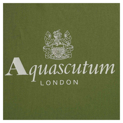 Army Green - Side - Aquascutum Mens Active Big Logo Sweatshirt