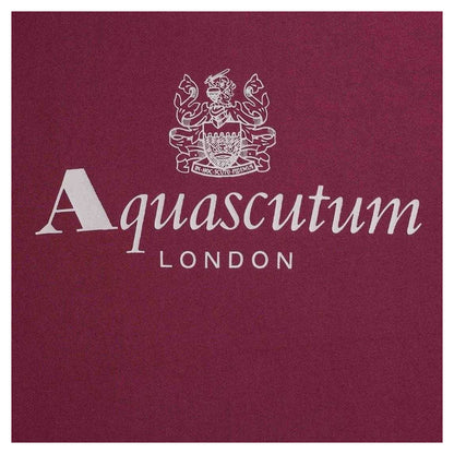Cordovan Red - Side - Aquascutum Mens Active Big Logo Sweatshirt