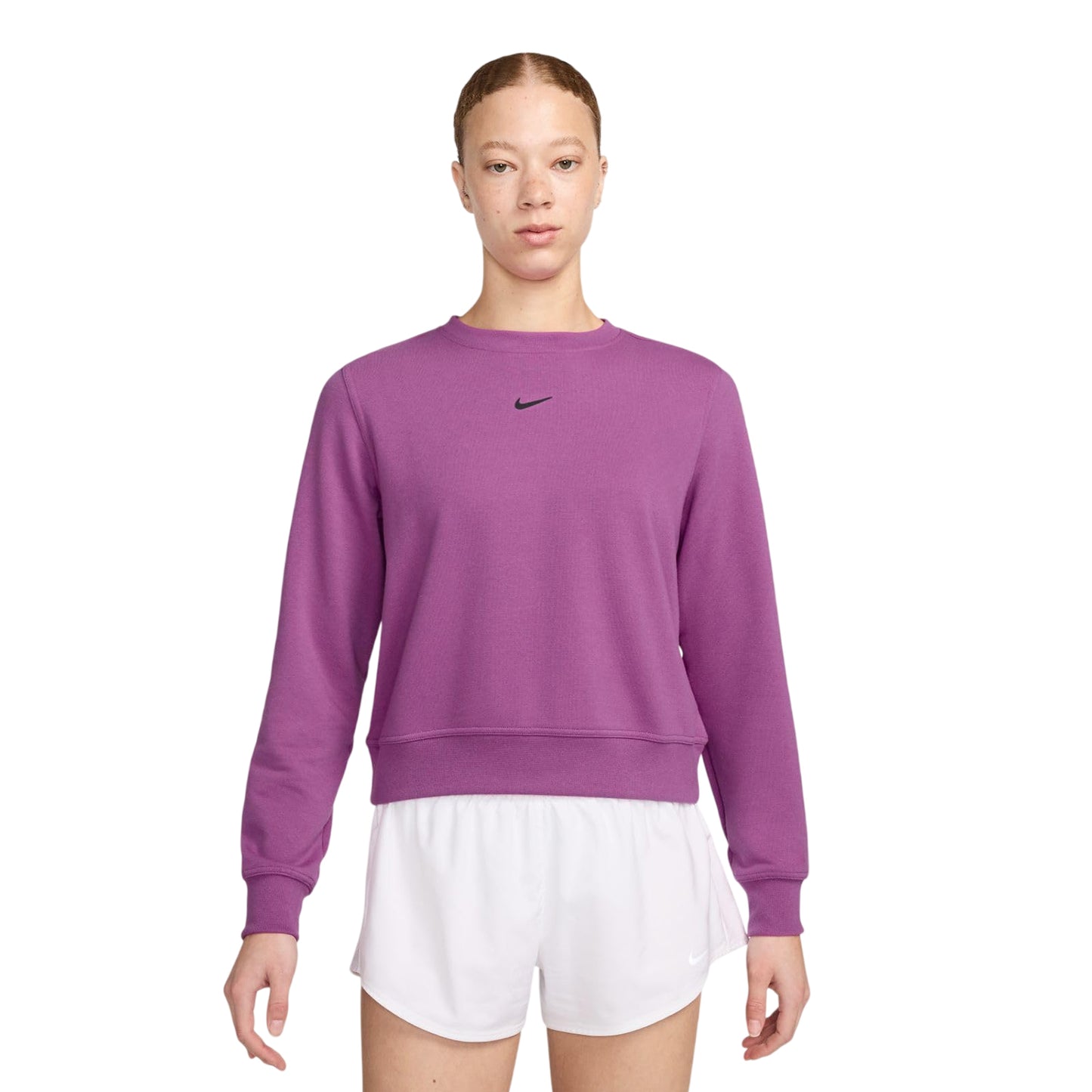 Fuchsia - Lifestyle - Nike Womens-Ladies Swoosh Logo Sweatshirt