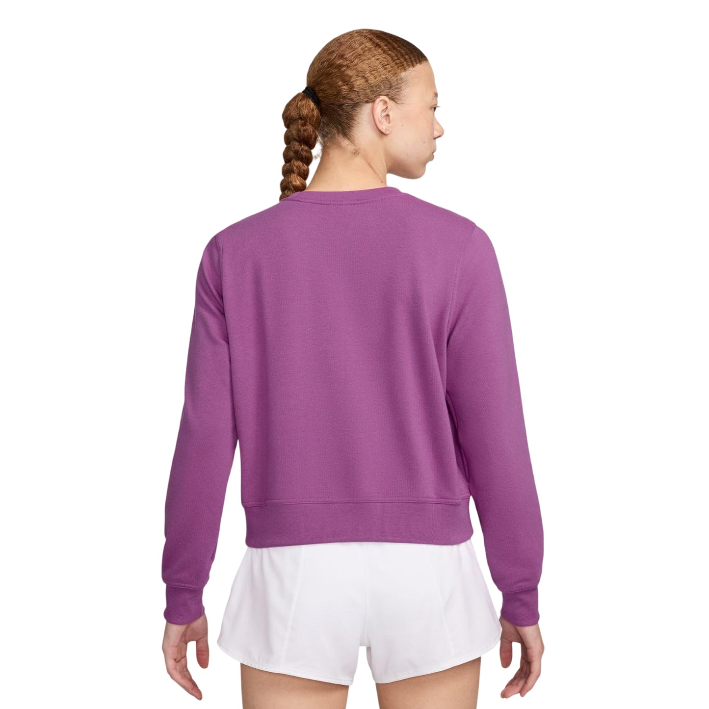 Fuchsia - Pack Shot - Nike Womens-Ladies Swoosh Logo Sweatshirt