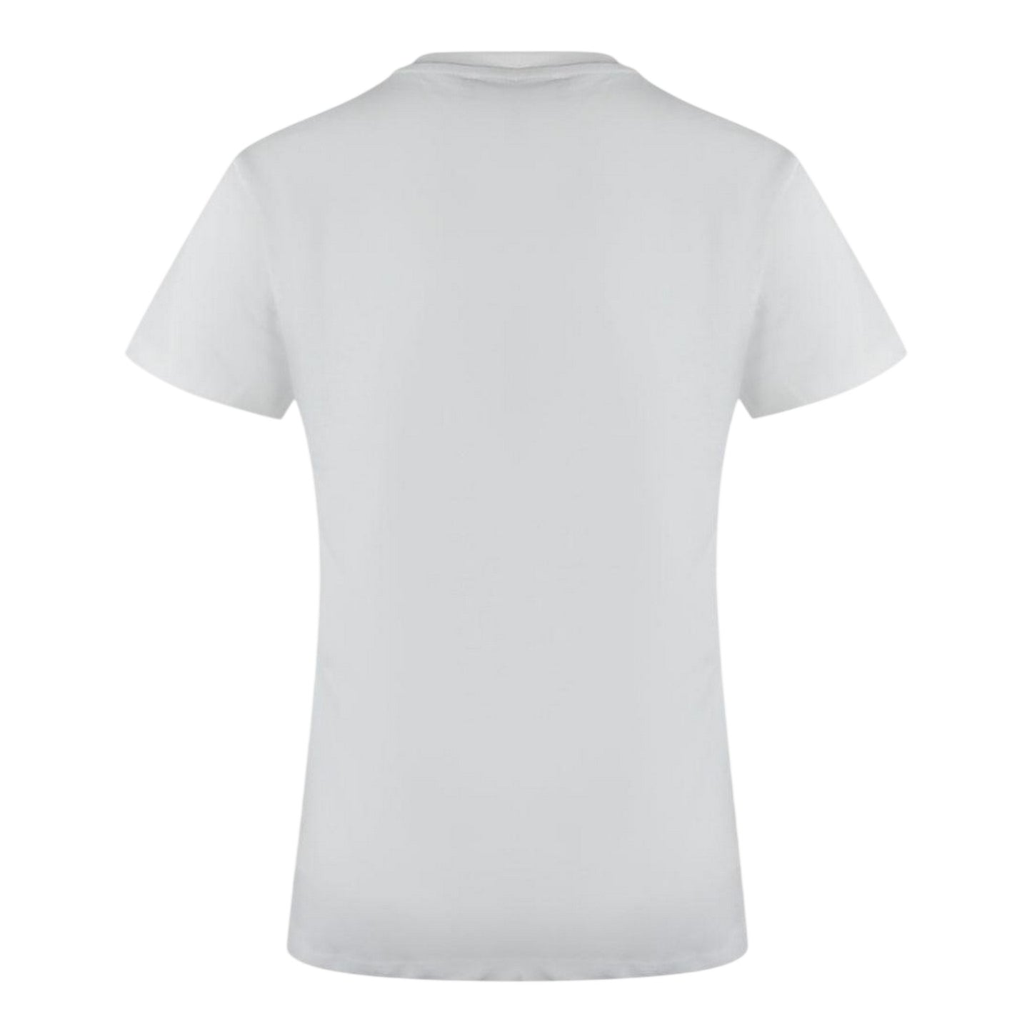 White - Back - Love Moschino Womens-Ladies Hypno Heart T-Shirt
