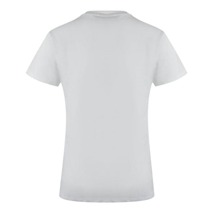 White - Back - Love Moschino Womens-Ladies Hypno Heart T-Shirt