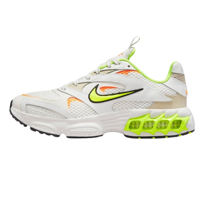 White-Yellow - Side - Nike Womens-Ladies Zoom Air Fire Trainers