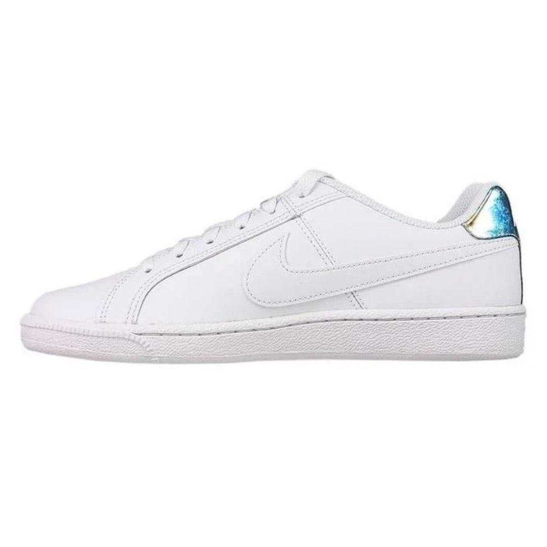 White-Silver - Lifestyle - Nike Womens-Ladies Court Royale Leather Trainers