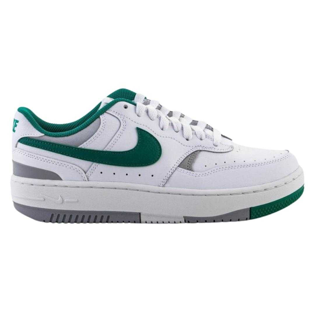 White-Grey-Green - Side - Nike Womens-Ladies Gamma Force Leather Trainers
