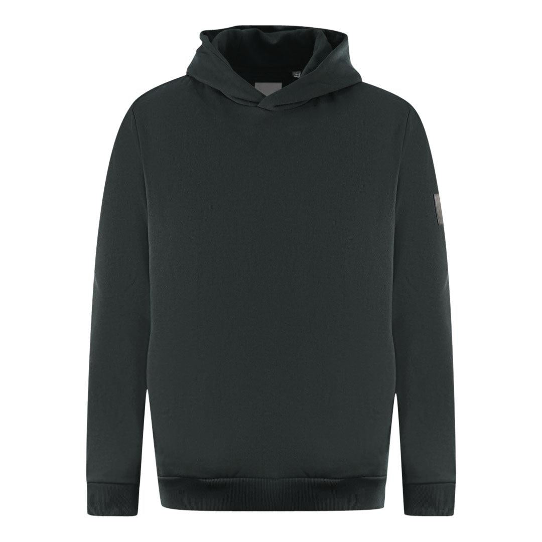 Black - Front - Lyle & Scott Womens-Ladies Plain Pull Over Hoodie