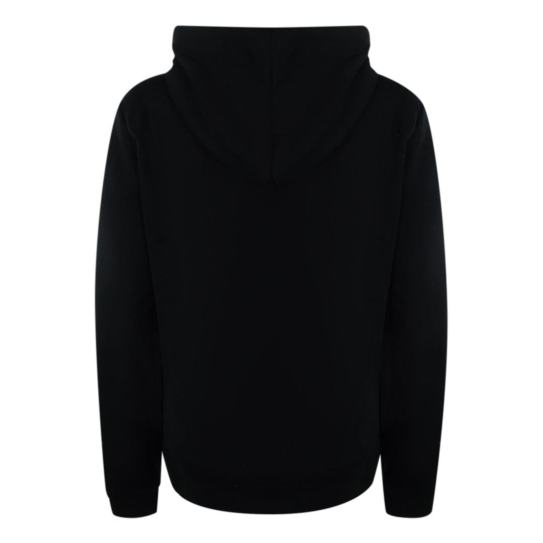 Black - Back - Love Moschino Womens-Ladies Cotton Hoodie