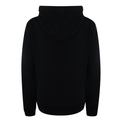 Black - Back - Love Moschino Womens-Ladies Cotton Hoodie