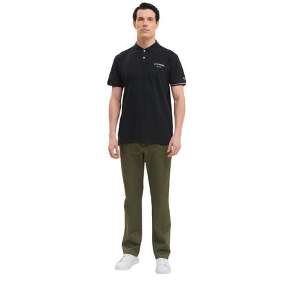Classic Black - Pack Shot - Ice Iceberg Mens Cotton Blend Polo Shirt