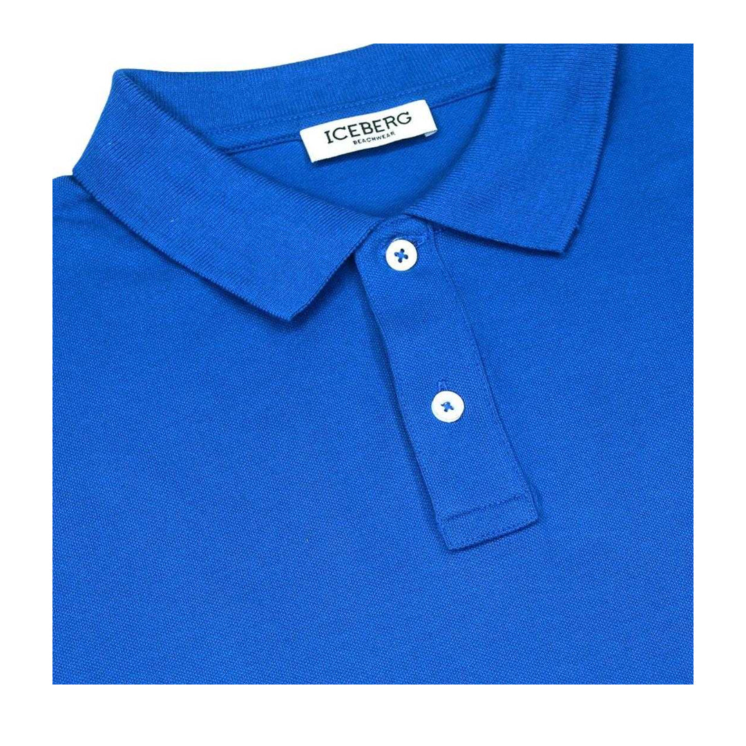 Iceberg - Side - Ice Iceberg Mens Cotton Blend Polo Shirt
