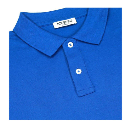 Iceberg - Side - Ice Iceberg Mens Cotton Blend Polo Shirt