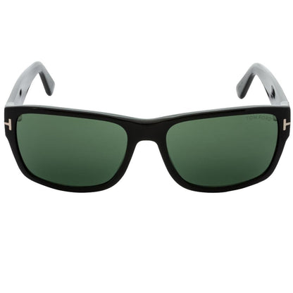Black-Green - Front - Tom Ford Mens Mason Shiny Sunglasses