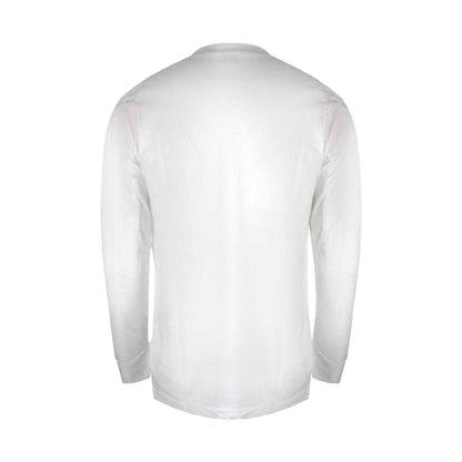 White - Back - Diesel Mens Division Cotton T-Shirt