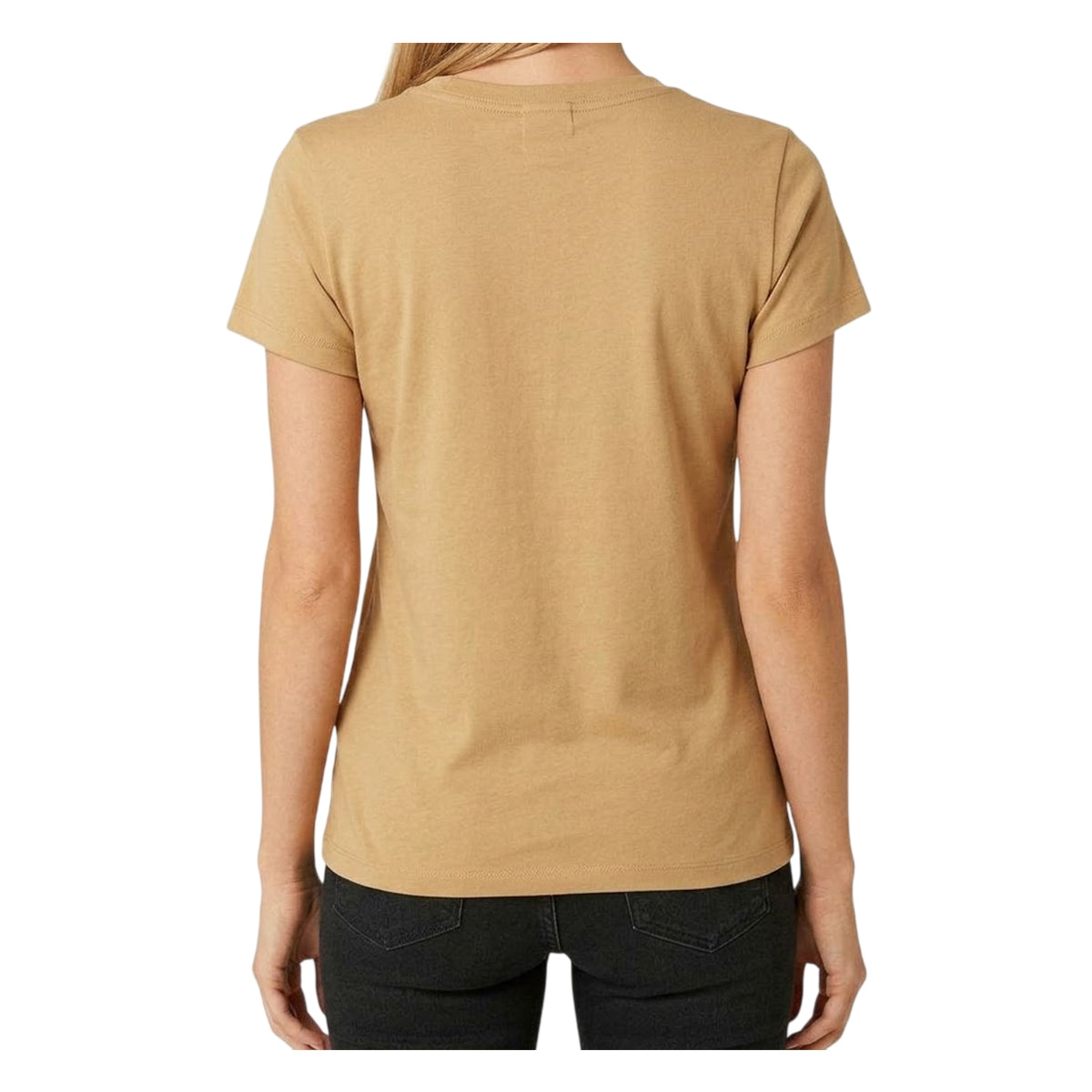 Soft Beige - Back - Nike Womens-Ladies Cotton T-Shirt