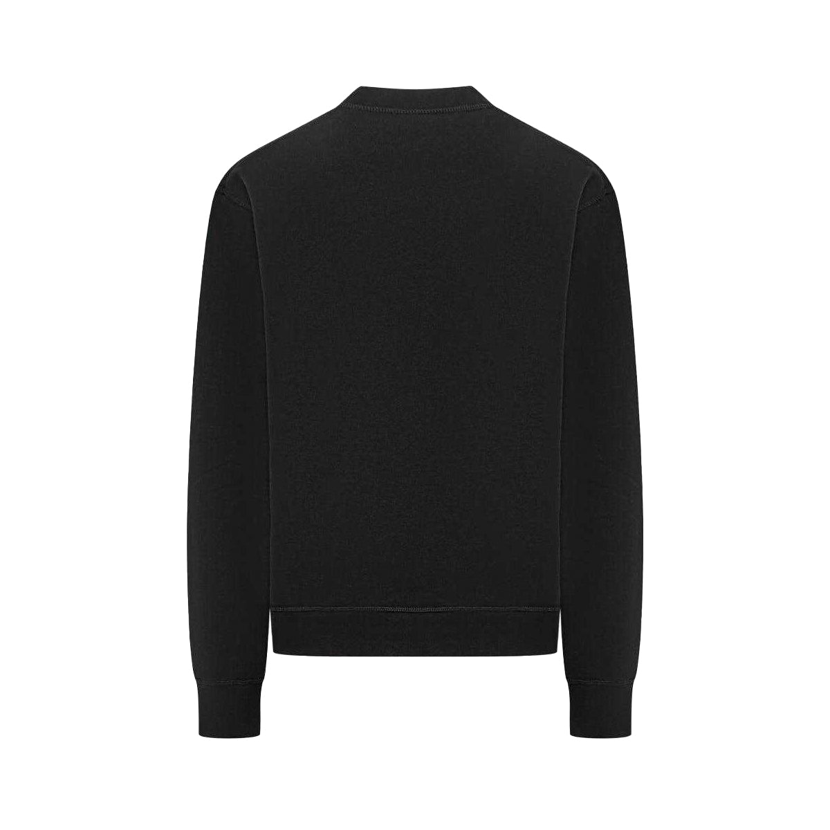 Classic Black-Red - Back - DSquared2 Unisex Adult Maple Leaf Cotton Long-Sleeved Sweatshirt