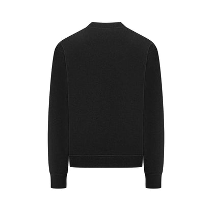Classic Black-Red - Back - DSquared2 Unisex Adult Maple Leaf Cotton Long-Sleeved Sweatshirt
