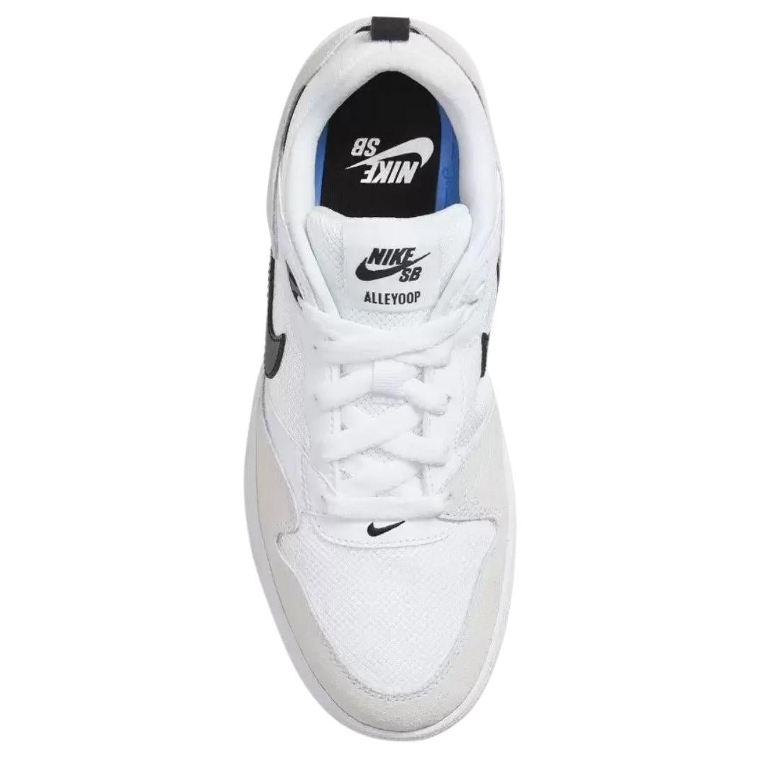 White - Back - Nike Mens SB Alleyoop Swoosh Mesh Lace Up Trainers