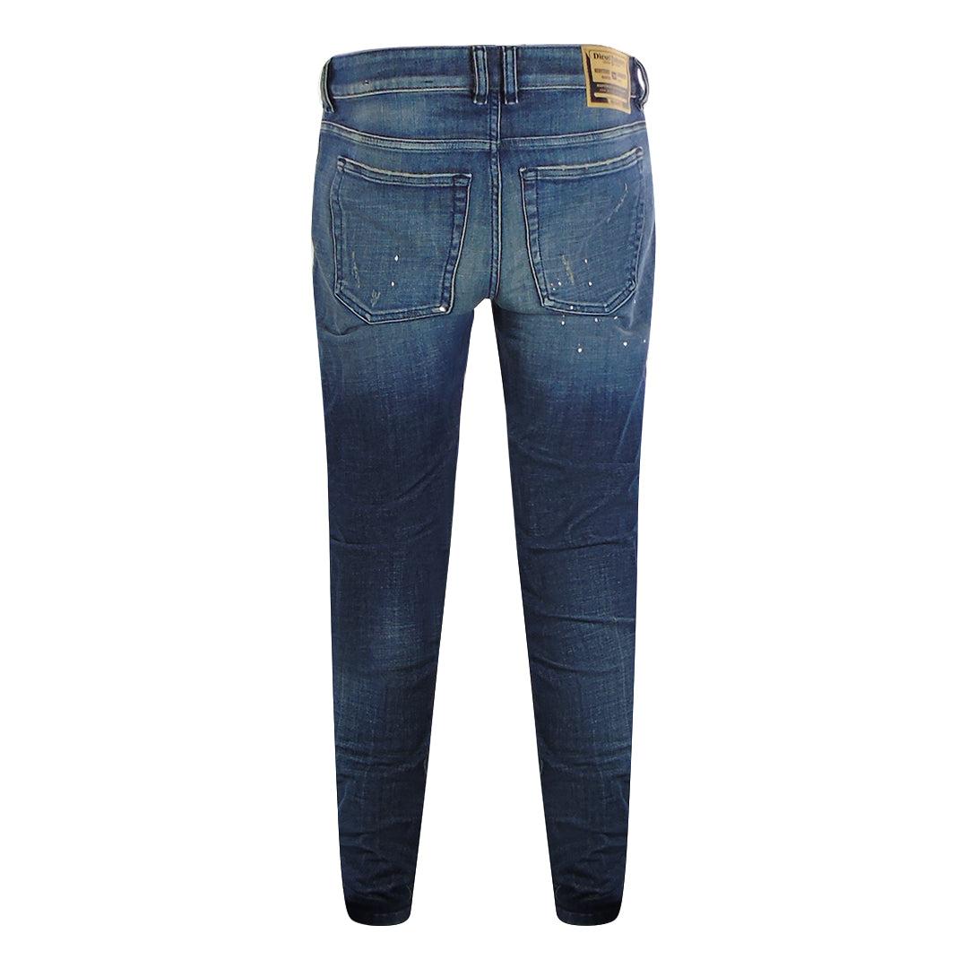 Blue - Back - Diesel Mens 1979 Sleeker-R Denim Jeans