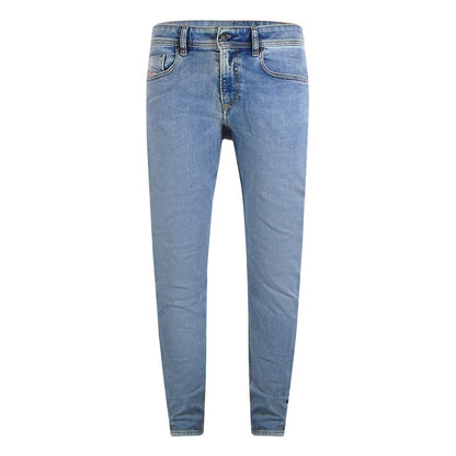 Light Blue - Front - Diesel Mens 1979 Sleeker-R Denim Jeans