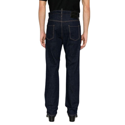 Navy Blue - Lifestyle - DSquared2 Mens Rinse Jeans