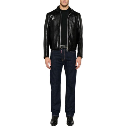 Navy Blue - Pack Shot - DSquared2 Mens Rinse Jeans