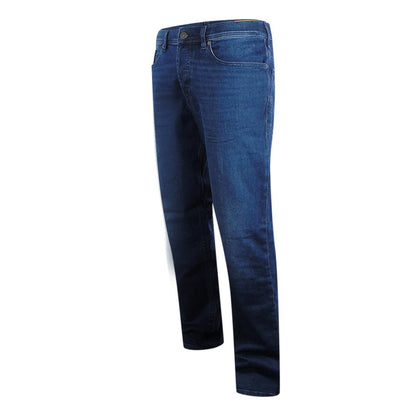 Dark Blue - Side - Diesel Mens 2023 D-Finitive Jeans