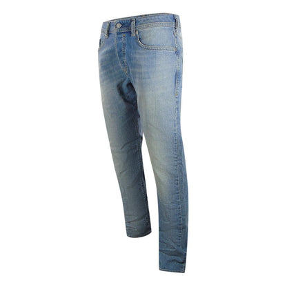 Light Blue - Side - Diesel Mens Buster-X Denim Jeans