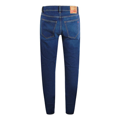 Dark Blue - Back - Diesel Mens 2019 D-Strukt Denim Jeans