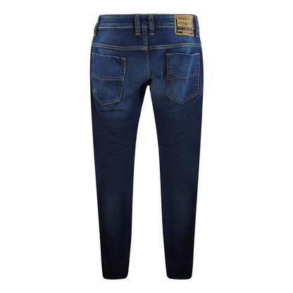 Dark Blue - Back - Diesel Mens Safado-X Slim Jeans