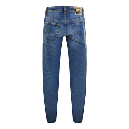 Dark Blue - Back - Diesel Mens Larkee-X Denim Jeans