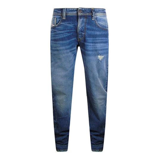 Dark Blue - Front - Diesel Mens Larkee-X Denim Jeans
