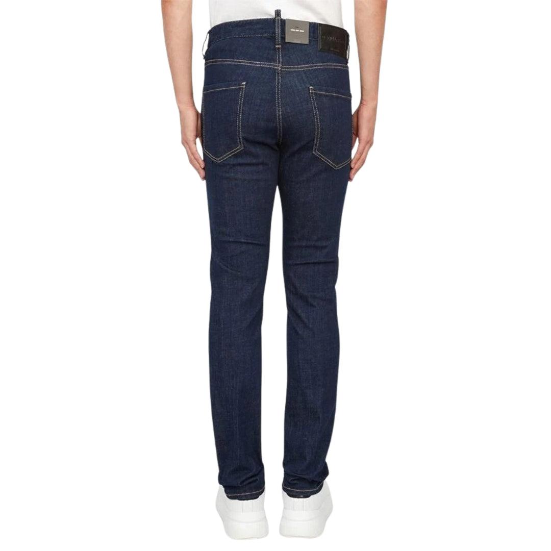 Dark Navy - Back - DSquared2 Mens Cool Guy Jeans