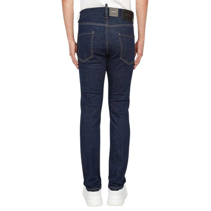 Dark Navy - Back - DSquared2 Mens Cool Guy Jeans