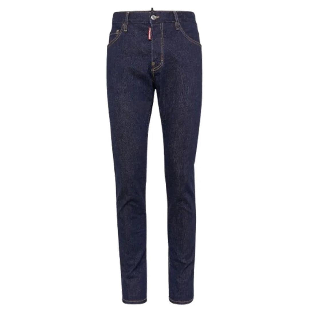 Dark Navy - Front - DSquared2 Mens Cool Guy Jeans