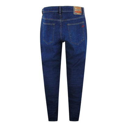 Dark Blue - Back - Diesel Mens 2020 D-Viker Denim Jeans