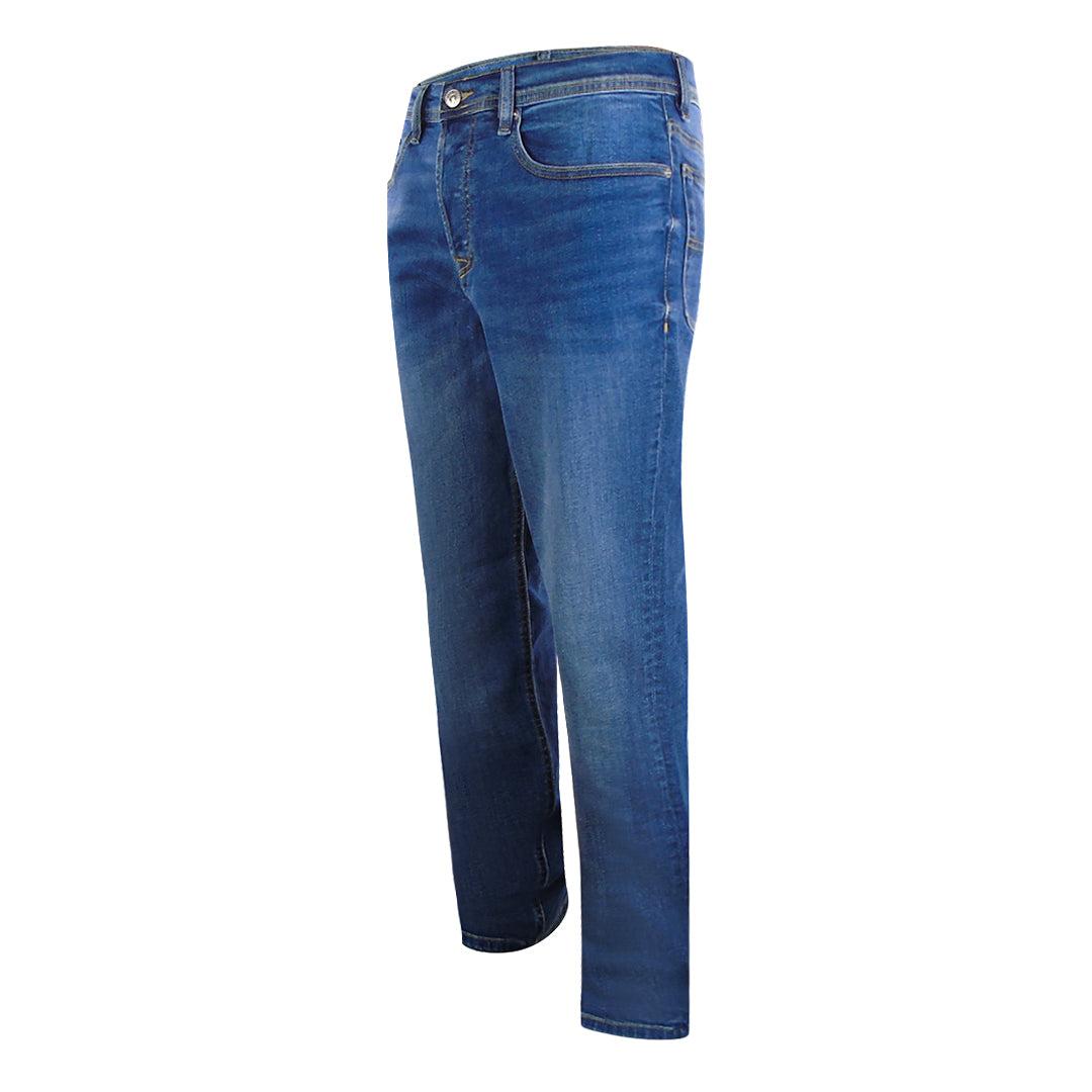 Dark Blue - Side - Diesel Unisex Adult 2023 D-Finitive Cotton Denim Jeans