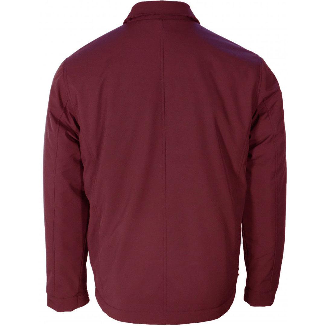 Burgundy - Back - Aquascutum Mens Active Coach Jacket