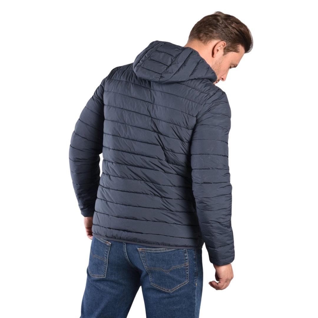 Navy Blue - Side - Aquascutum Mens Active Padded Jacket