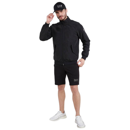 Black - Lifestyle - Emporio Armani EA7 Mens Logo Jacket
