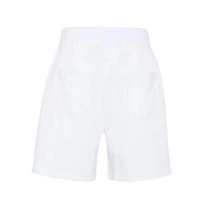 White - Back - DSquared2 Mens Icon Logo Shorts