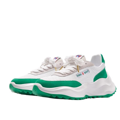 White-Green - Lifestyle - Casablanca Mens Atlantis Casual Trainers