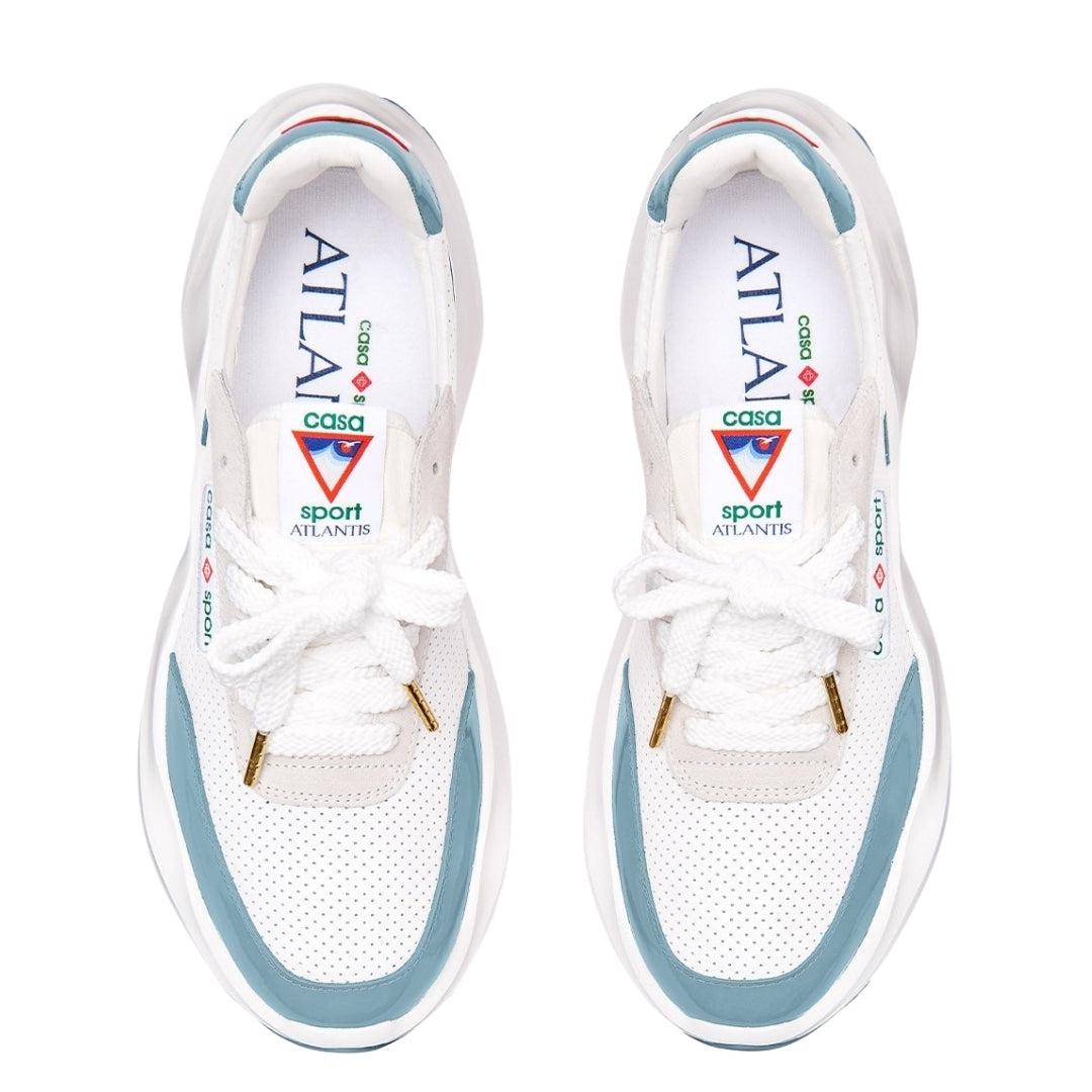 White-Light Blue - Side - Casablanca Mens Atlantis Casual Trainers