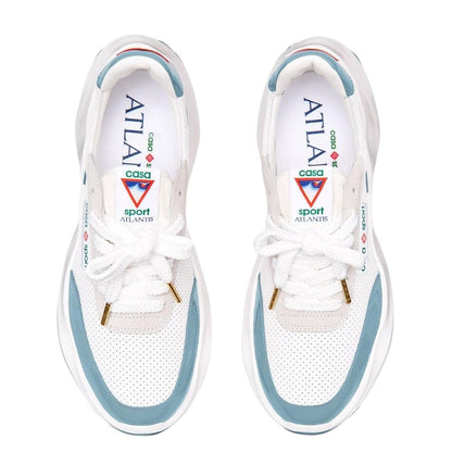 White-Light Blue - Side - Casablanca Mens Atlantis Casual Trainers