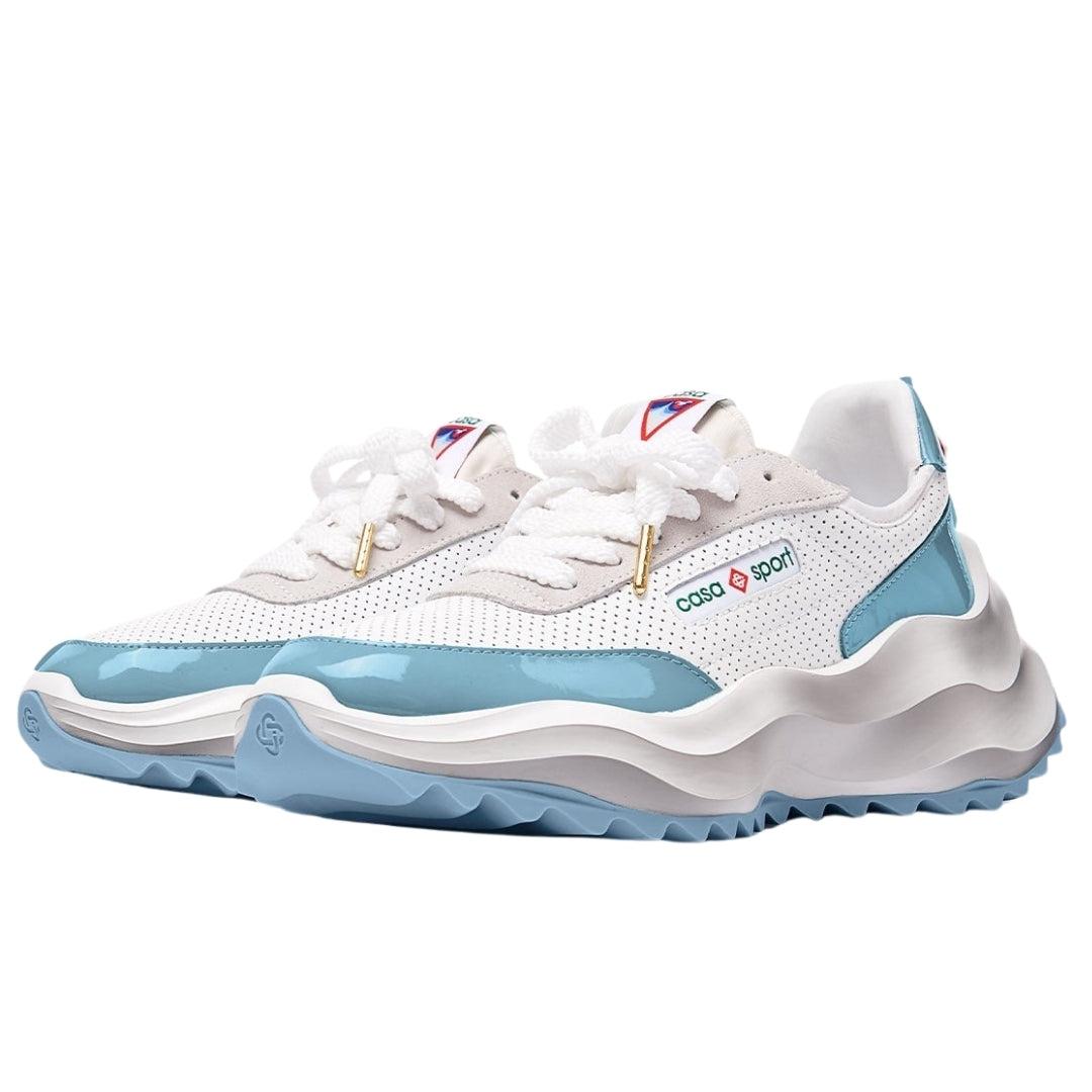 White-Light Blue - Lifestyle - Casablanca Mens Atlantis Casual Trainers